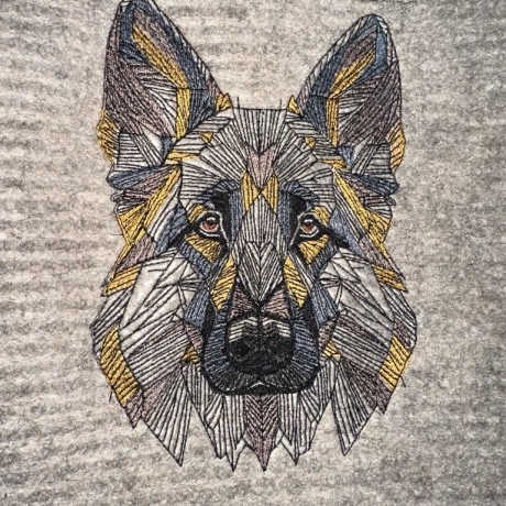 DSH - Deutscher Schäferhund - 13.14 x 18.98 cm