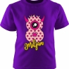 Kinder Kurzarm T-Shirt MONSTERCHEN personalisiert mit Name + Zahl