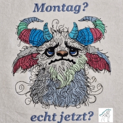 Montag... echt jetzt? - 14.99x18.25 cm