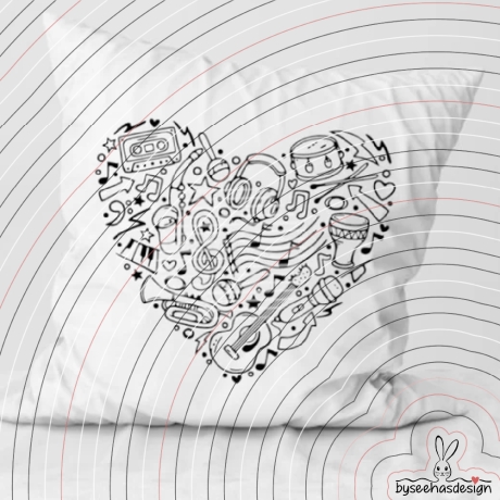 music heart Plotterdatei SVG DXF