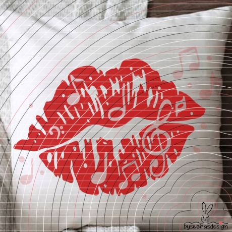 music-kiss Plotterdatei SVG DXF