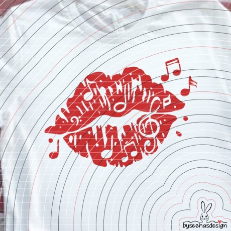 music-kiss Plotterdatei SVG DXF