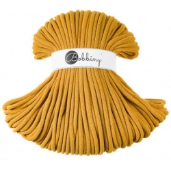 Bobbiny Flechtkordel Premium 9mm 100m Farbe mustard