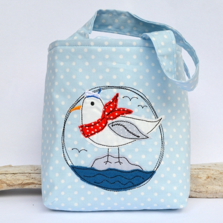 Stickdatei doodle Möwe