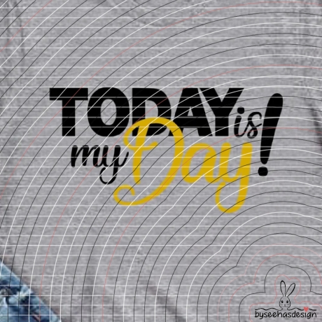 Today is my Day! Plotterdatei SVG DXF 