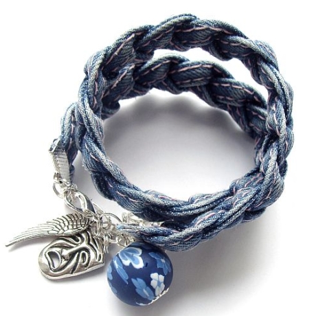 Jeans Wickelarmband