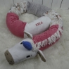 Bettschlange Einhorn, Puckschnecke, Bettrolle, Wickeltischrolle
