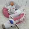 Bettschlange Einhorn, Puckschnecke, Bettrolle, Wickeltischrolle