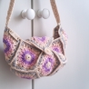 Boho Granny Square Umhängetasche