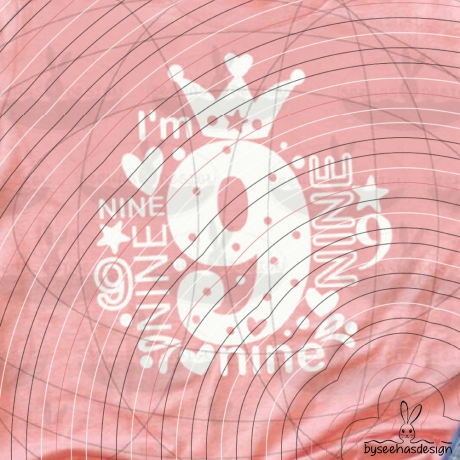 I'm nine Plotterdatei SVG DXF
