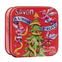 Franz. BIO-Sheabutter-Naturseife, 100g, Orange-Zimt