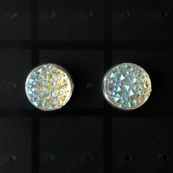 Ohrstecker Cabochon Chrystal Ice