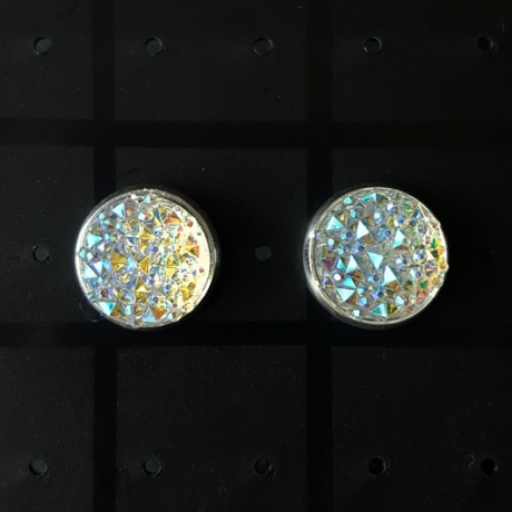 Ohrstecker Cabochon Chrystal Ice
