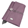 Organizer Canvas Flieder - Kalenderhülle mit Federmäppchen