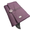 Organizer Canvas Flieder - Kalenderhülle mit Federmäppchen