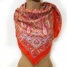 Damen-Seiden-Schal-Sommer-Design, 100 x 100 cm, bunt