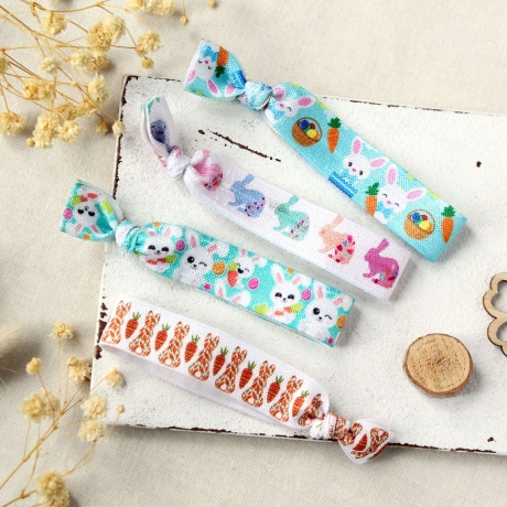 Armband im Osterdesign – Elastisches Stoffarmband