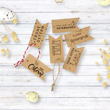 Osteranhänger zum Ausdrucken – Geschenkanhänger PDF