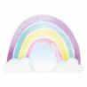 stabiles Vinyl Tischset Regenbogen Kinder Platzset abwaschbar