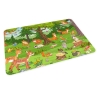 stabiles Vinyl Tischset Waldtiere Kinder Platzset abwaschbar