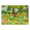 stabiles Vinyl Tischset Waldtiere Kinder Platzset abwaschbar