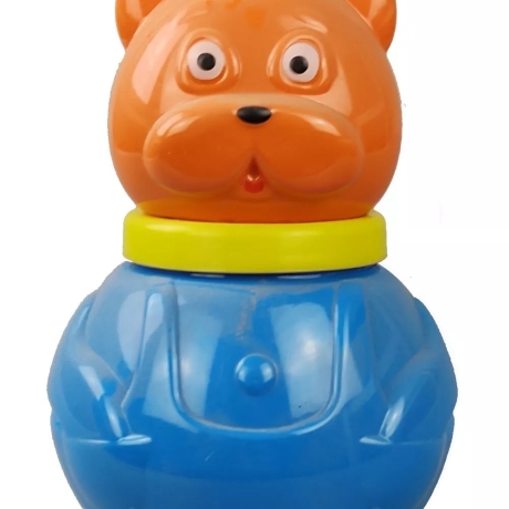 Stehaufpuppe Hund m. Glöckchen, pa 011, neu