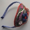 Haarreif Fascinator bestickter Haarschmuck