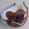 Haarreif Fascinator bestickter Haarschmuck