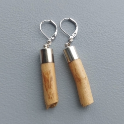 Holz-Ohrhänger Natur