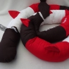 Bettschlange Drache, Puckschnecke, Bettrolle, Wickeltischrolle
