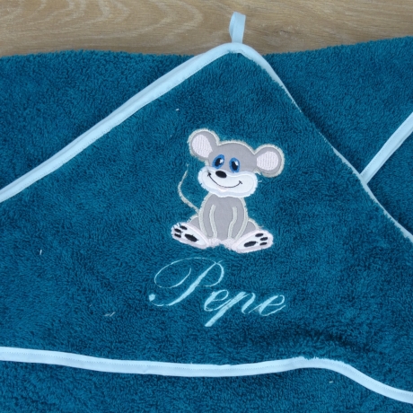 Kapuzenhandtuch personalisiert bis 130 x 130 cm Größe