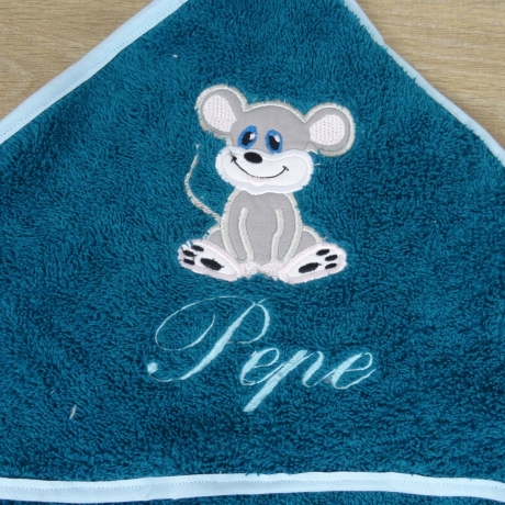 Kapuzenhandtuch personalisiert bis 130 x 130 cm Größe