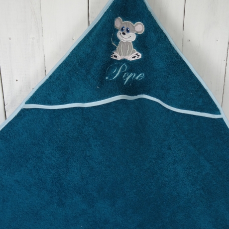 Kapuzenhandtuch personalisiert bis 130 x 130 cm Größe
