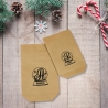 Schneekugel Geschenktüte personalisiert für Weihnachten