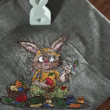 wer kleckst denn da so rum? - Größe 17,68 x 17,40 cm