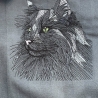 Katze Langhaar - 13.42 x 13.80 cm