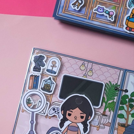 Toca Boca Life,Advent, Spielbuch, Handmade, Busybook, Spiel