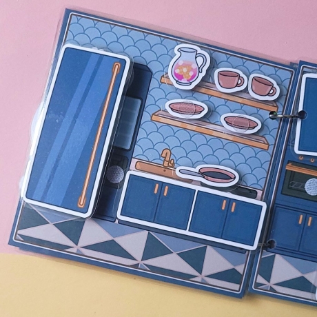 Toca Boca Life,Advent, Spielbuch, Handmade, Busybook, Spiel