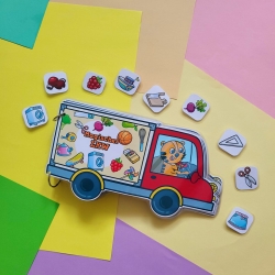 Sortierspiel, Quiet Book,Busy Book,Spielbuch, Aktivity,Montessori