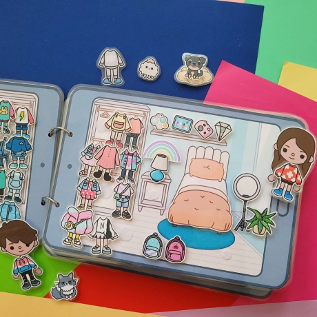 Toca Boca Life World, Spielbuch, Handmade, Busybook, Spiel