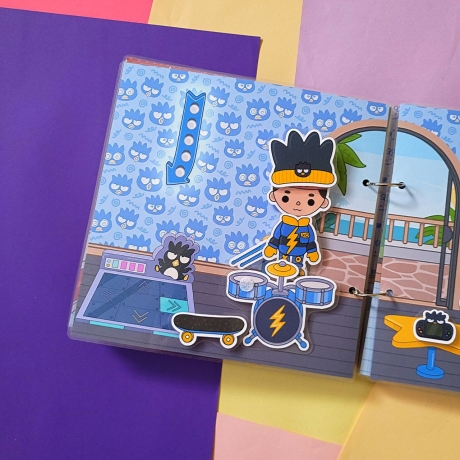 Toca Boca Life, Hello Kitty, Spielbuch, Handmade, Busybook, Spiel