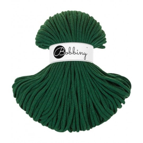 Bobbiny Flechtkordel Premium 5mm 100m Farbe pine green