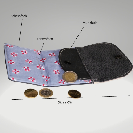 Geldbörse/Geldbeutel/Portemonnaie/ klein /mini /Pinguin/beige