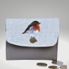 Geldbörse klein / Portemonnaie/ Geldbeutel  klein / Vogel/ mini 