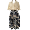 VINTAGE PLISSIERTER ROCK