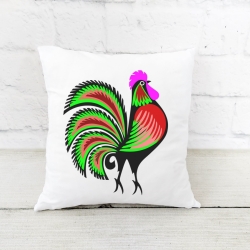 Kissen mit Hahn