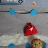 Adventskalender, Polizeistation, Wandutensilo, wandelbar
