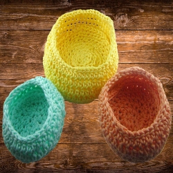 Häkelanleitung Körbchen/Utensilo PDF DE/EN separat