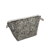 Kosmetiktasche Katzen Beige gesteppt | Kulturbeutel