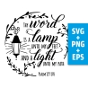 Druckdatei, SVG EPS PNG, Thy word is a lamp, Psalm 119, englisch
